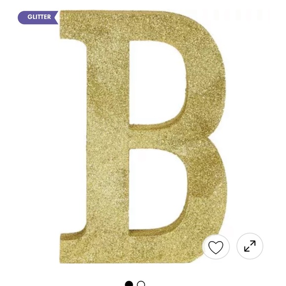 Gold Glitter Letters - Picture 16 of 16